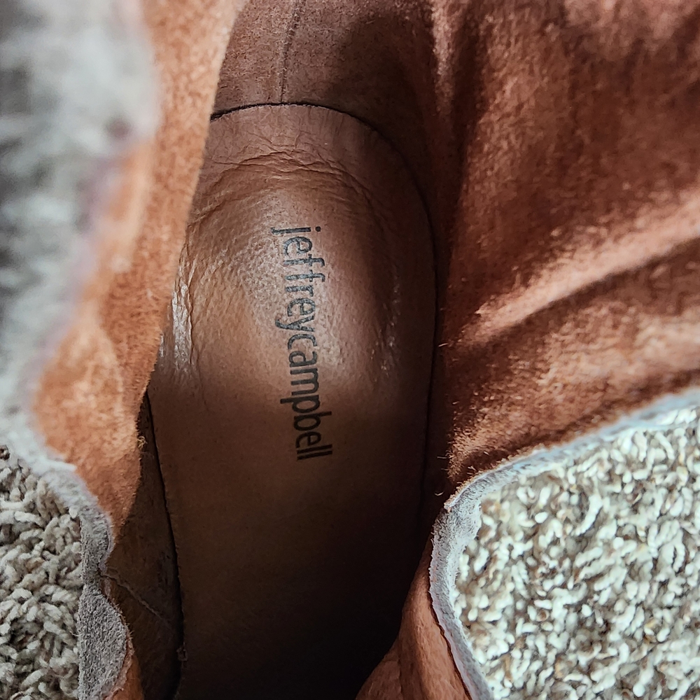 Jeffrey Campbell Cromwell Taupe Ankle Boots - Picture 9 of 10